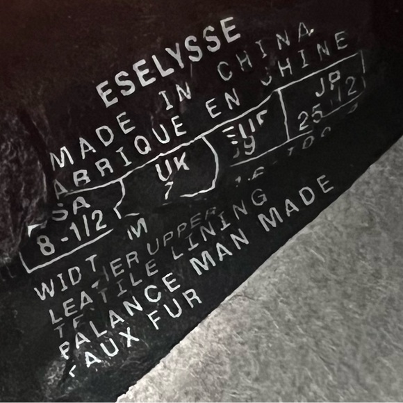 Easy Spirit Explore 24 Black Leather ESELYSSE Clogs With Faux Fur Size 8 1/2 - Picture 7 of 7